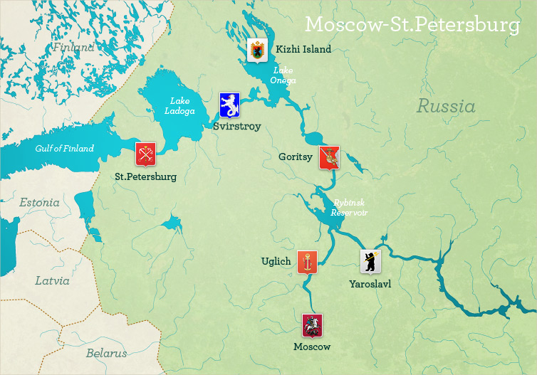 Moscow to St. Petersburg